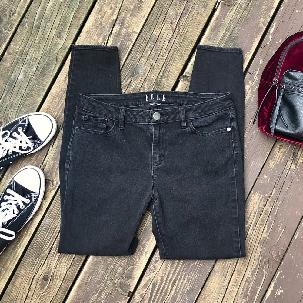 ELLE Black Skinny Jeans